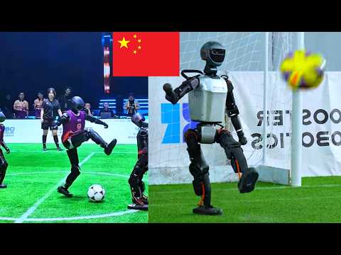 China Creates GLOBAL FIRST: Fully Autonomous AI Robot Soccer (NO Remote Control)