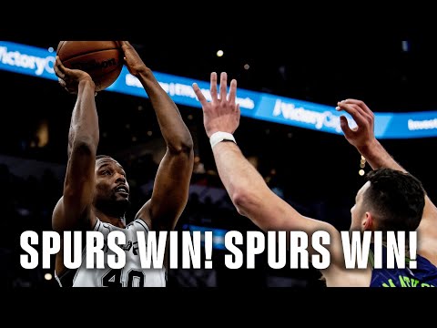 SPURS GET THE WIN OVER PELICANS!