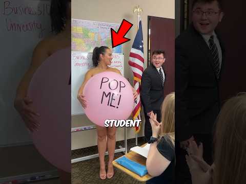 Student surprised her professor with something sweet #shorts