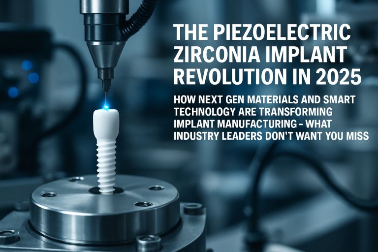 De piezo-elektrische zirconia implantaatrevolutie in 2025: hoe next-gen materialen en slimme technologie de productie van implantaten transformeren - wat brancheleiders niet willen dat je mist